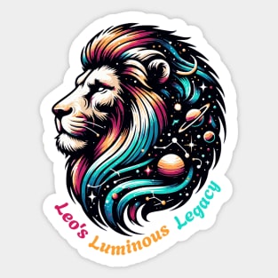Leo's Luminous Legacy Sticker